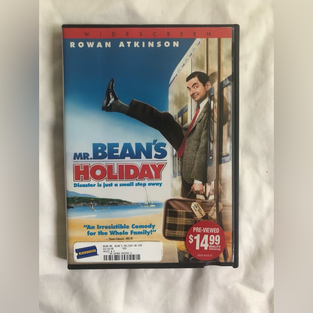 USED Mr. BEAN’S HOLIDAY DVD MOVIE (As Is Sale)